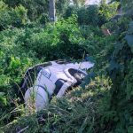 IRT Asal Langowan Hilang Kendali Lantaran Silau, Mobil Rush Terjun ke Talud di Kakas